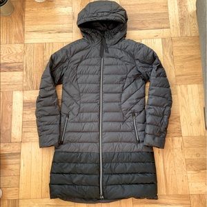 Lululemon long hooded down puffy